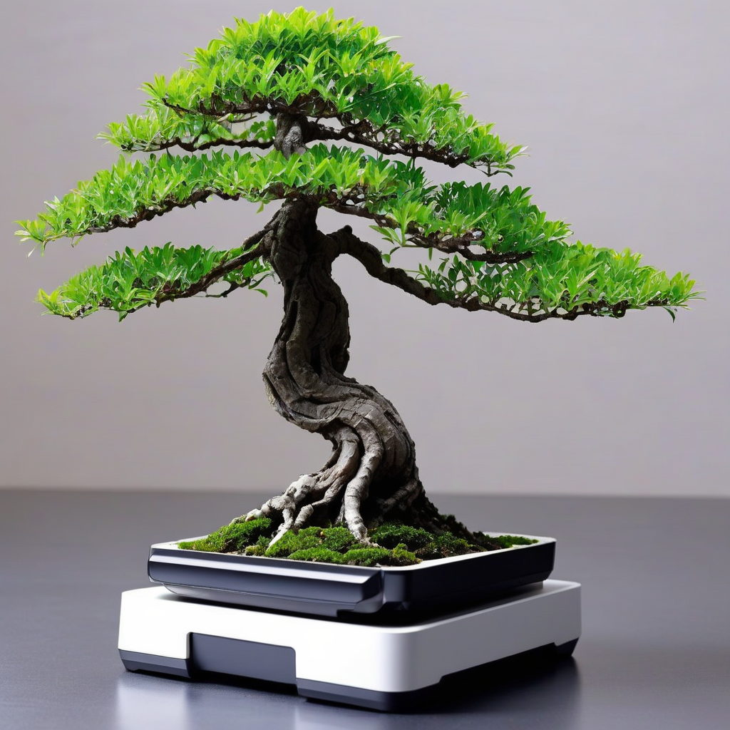 Bonsai tree illustration