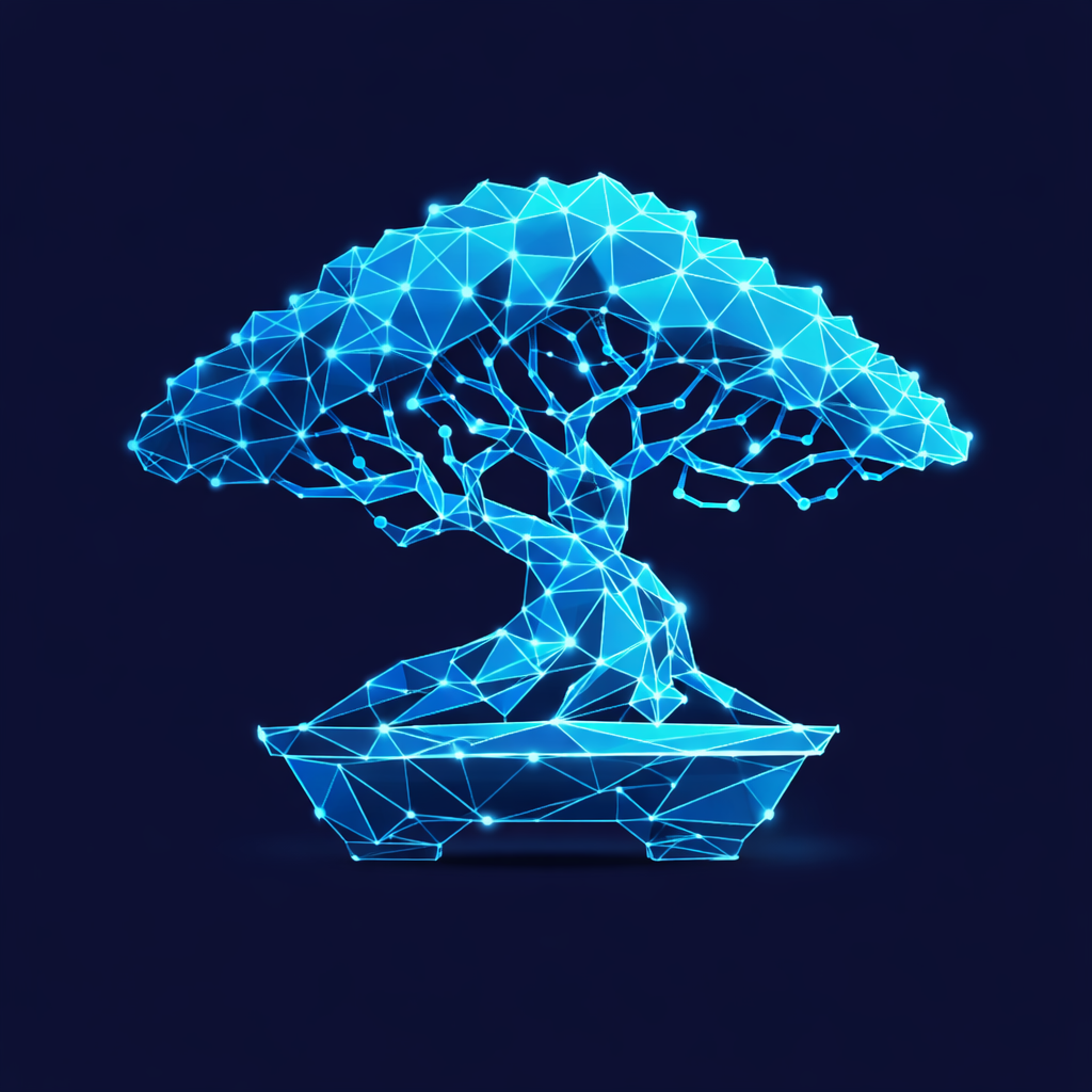 Bonsai tree illustration